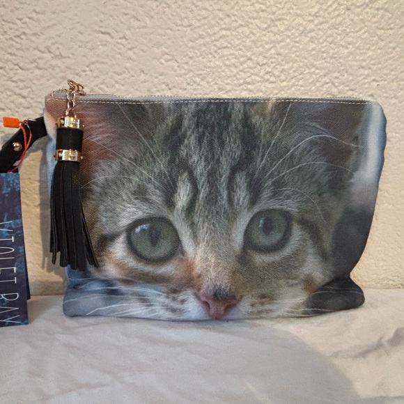 Violet Ray clutch/ makeup bag - Picture 2 of 3